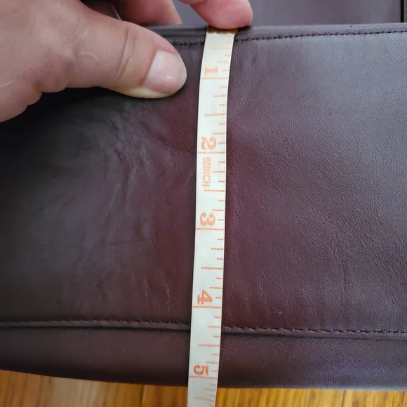 All Saints Ray Burgundy Red  Leather Tote Bag - Picture 8 of 16